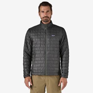 Patagonia Nano Puff Full Zip Quilted Puffer Jacket 84212 Forge Grey Men’s Size S